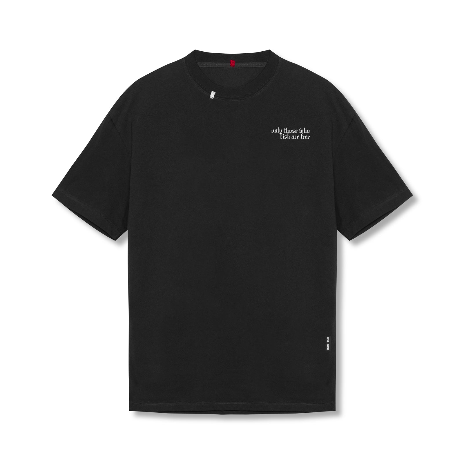 0797. Tech Essential™ Relaxed Tee - Black "Brush Wings/ASRV"