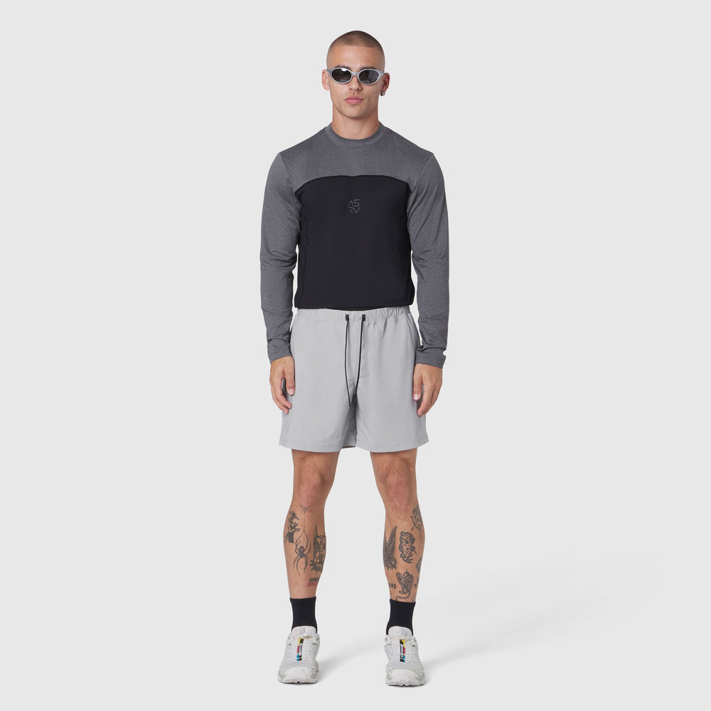 1190. AEROSILVER® UPF50+ Run Long Sleeve - Black