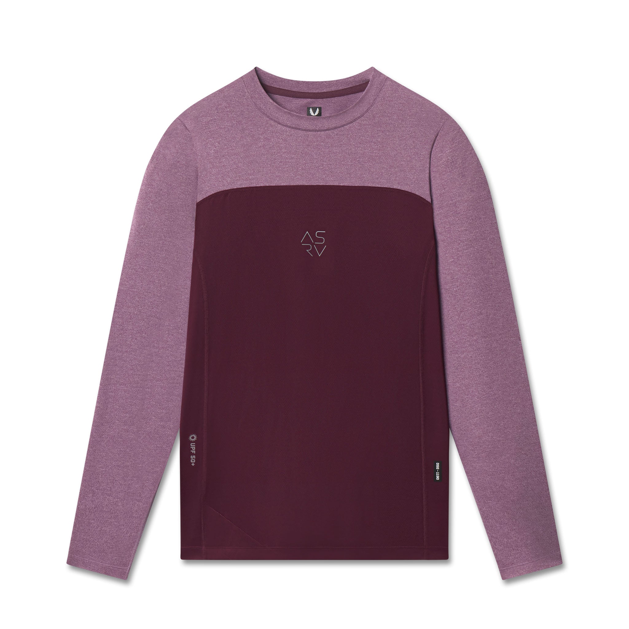 1190. AEROSILVER® UPF50+ Run Long Sleeve - Merlot