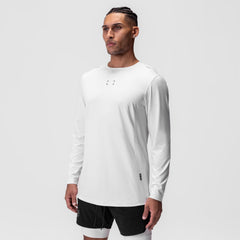 0907. AeroSilver® Training Long Sleeve - White "Space Bracket"