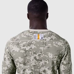 1112. Waffle Knit Longsleeve - Digital Camo