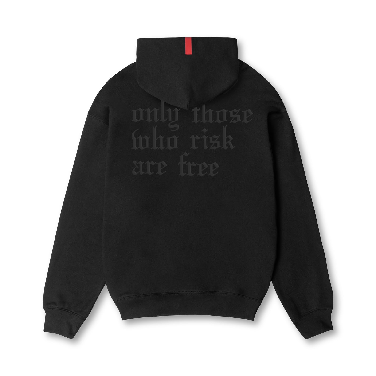 0874. Tech-Terry™ Zip Pocket Hoodie - Black/Black "OTWR"