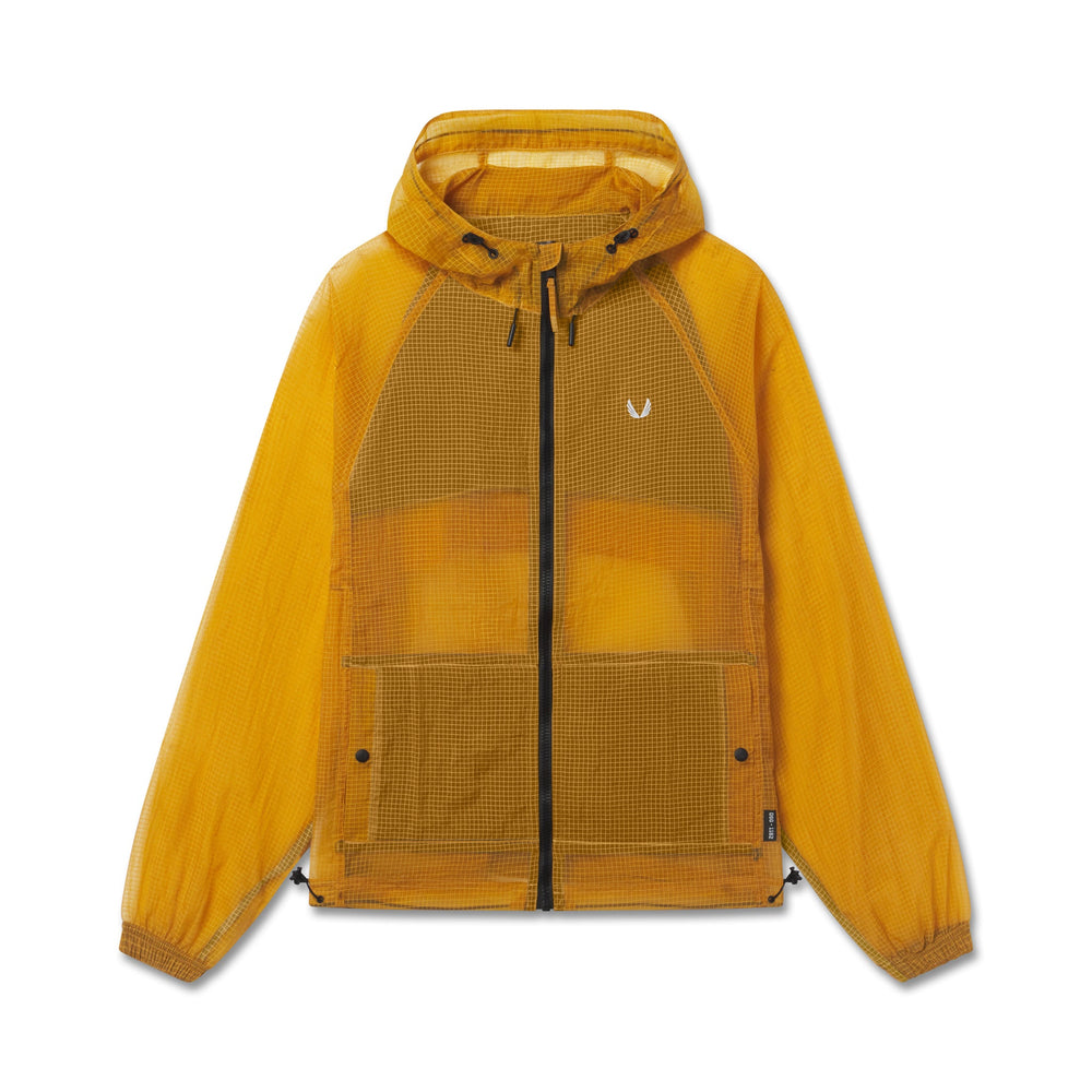 1162. Weather-Ready Transparent Ripstop Shell Jacket - Amber