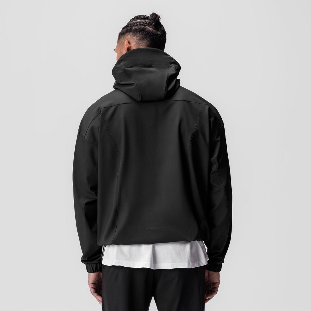 0717. Weather-Ready Anorak Jacket - Black "Patch"