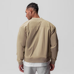 0858. Ripstop Insulated Bomber Jacket - Khaki