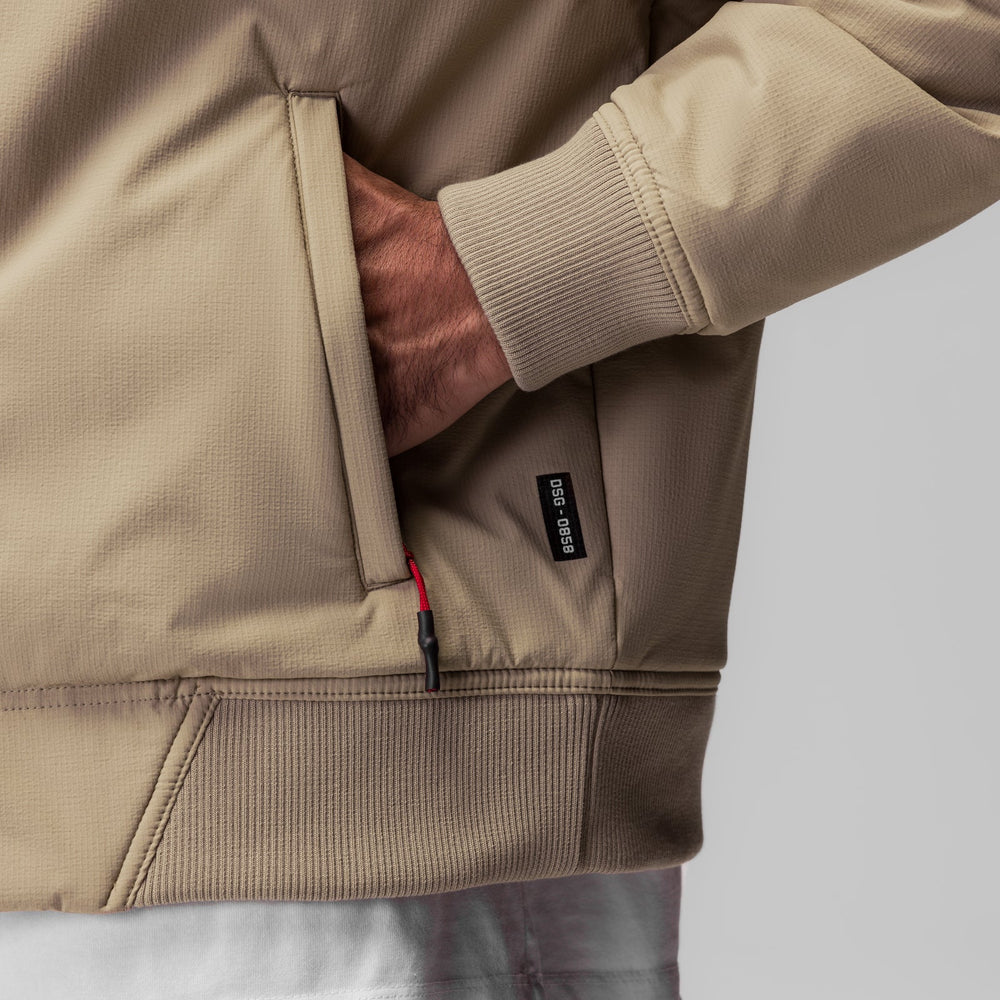 0858. Ripstop Insulated Bomber Jacket - Khaki