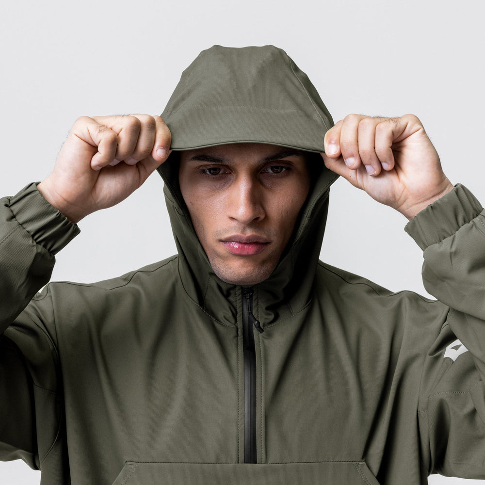 0717. Weather-Ready Anorak Jacket - Olive