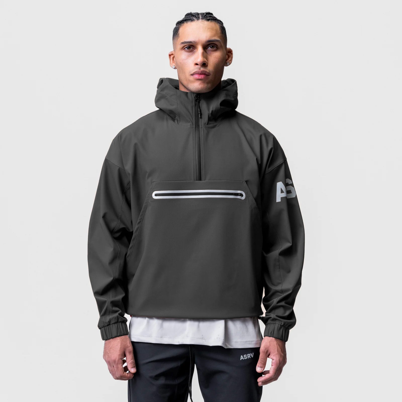 0717. Weather-Ready Anorak Jacket - Space Grey