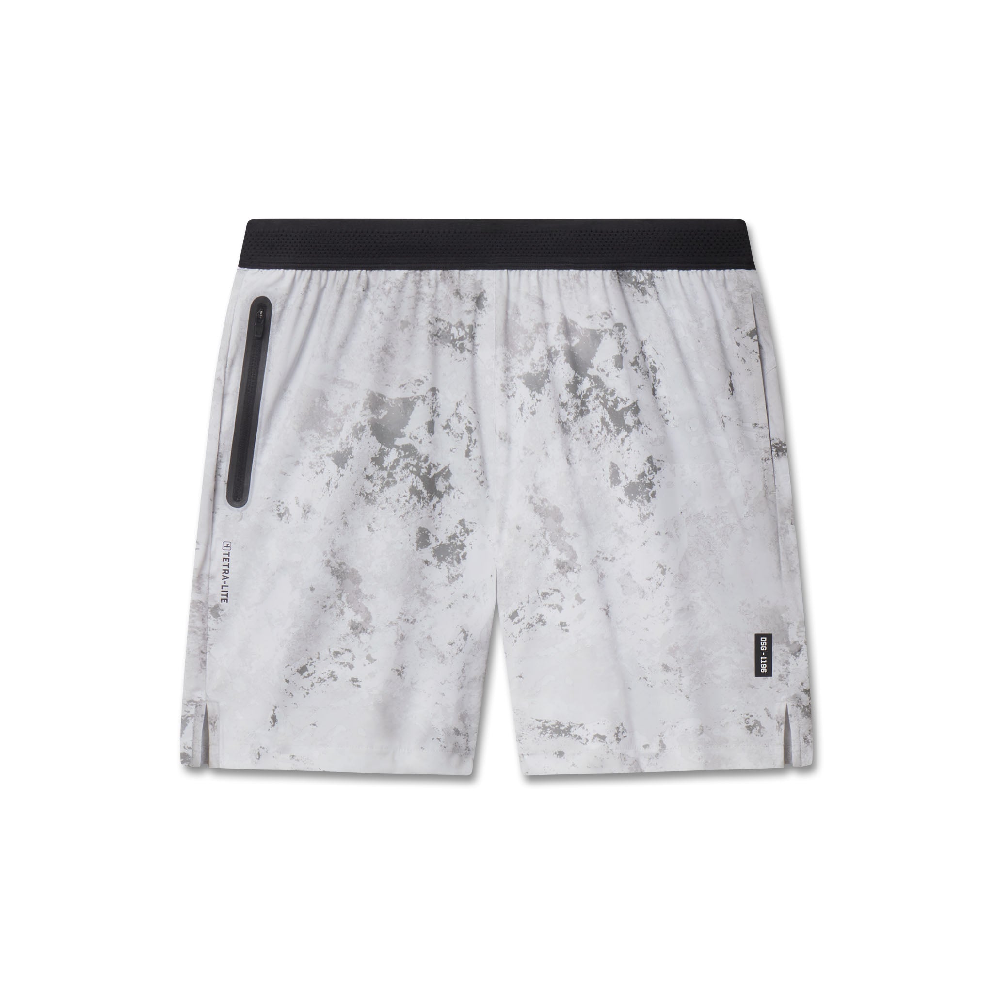 1196. TETRA-LITE® 7" Linerless Training Short - Sedona Snow Camo