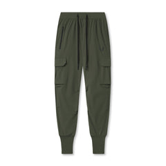 0825. Tetra-Lite® Cargo High Rib Jogger - Olive