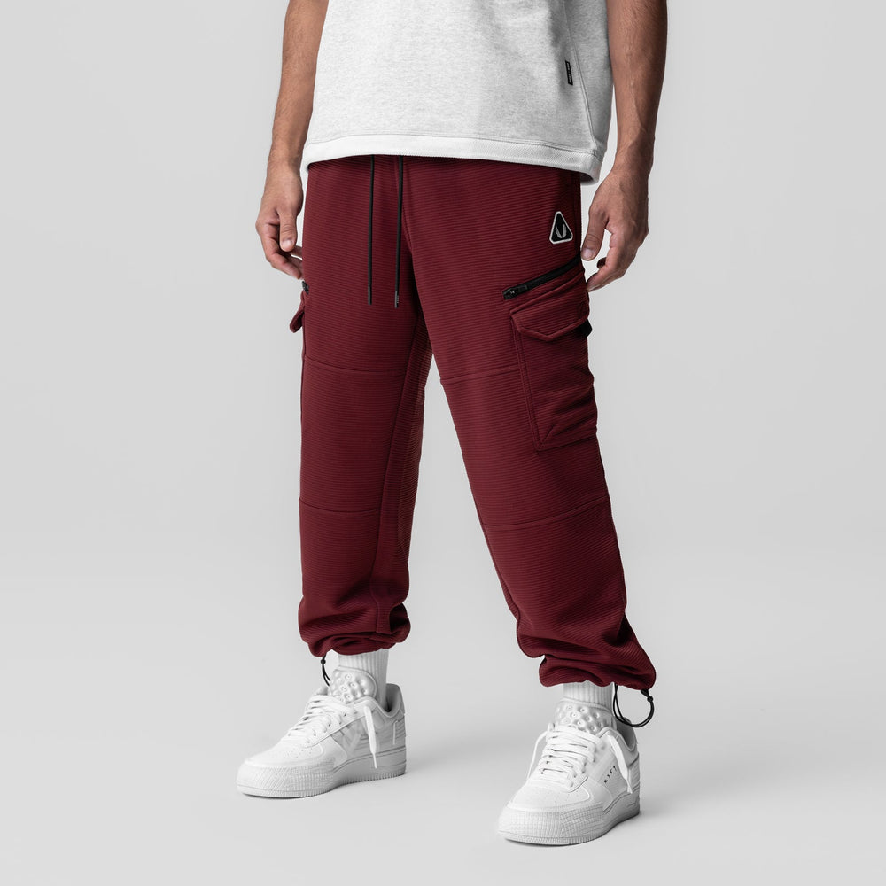 1033. Deltapeak® Cargo Cinch Jogger - Crimson