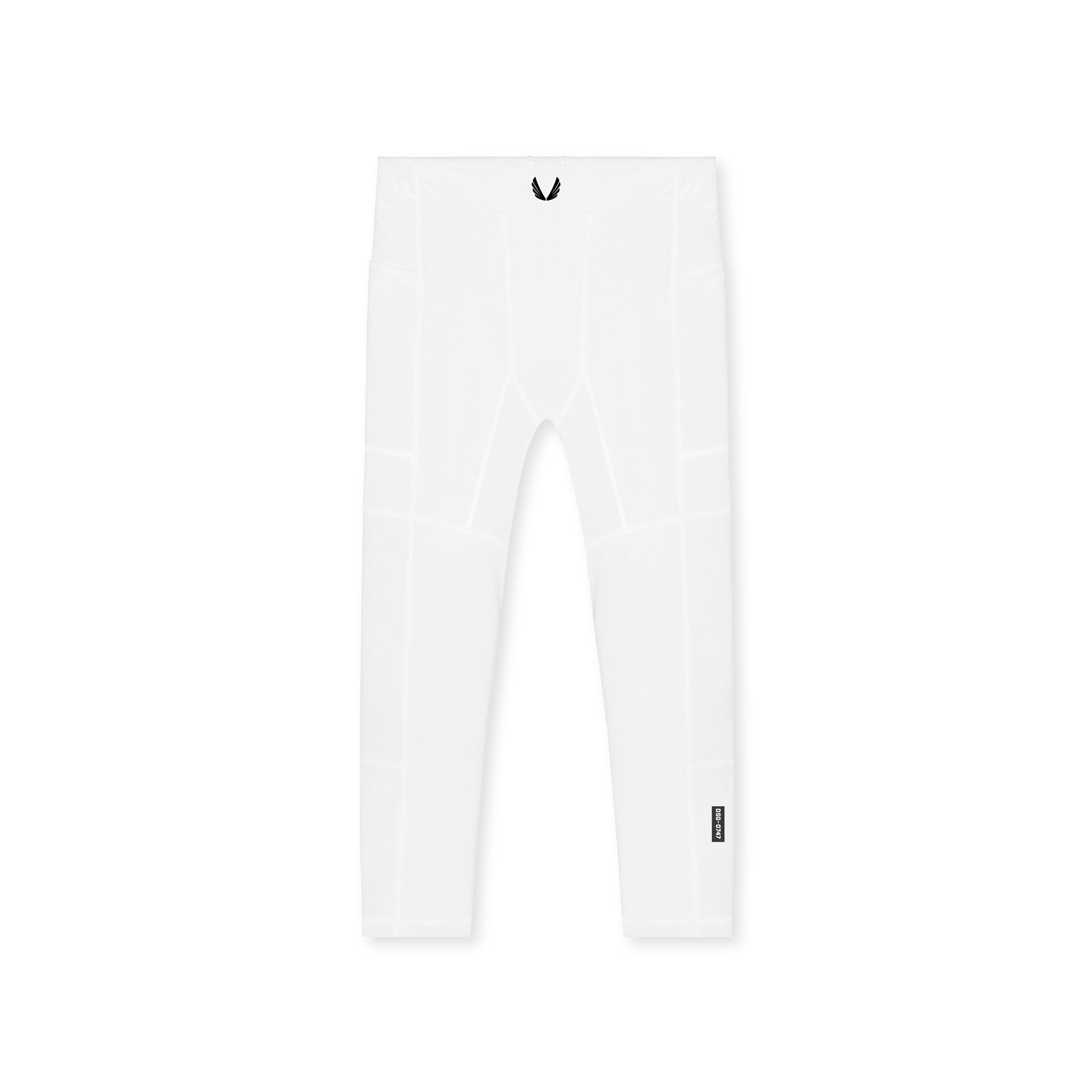 0747. WarpFlexx® Side Pocket 3/4-Length Legging - White