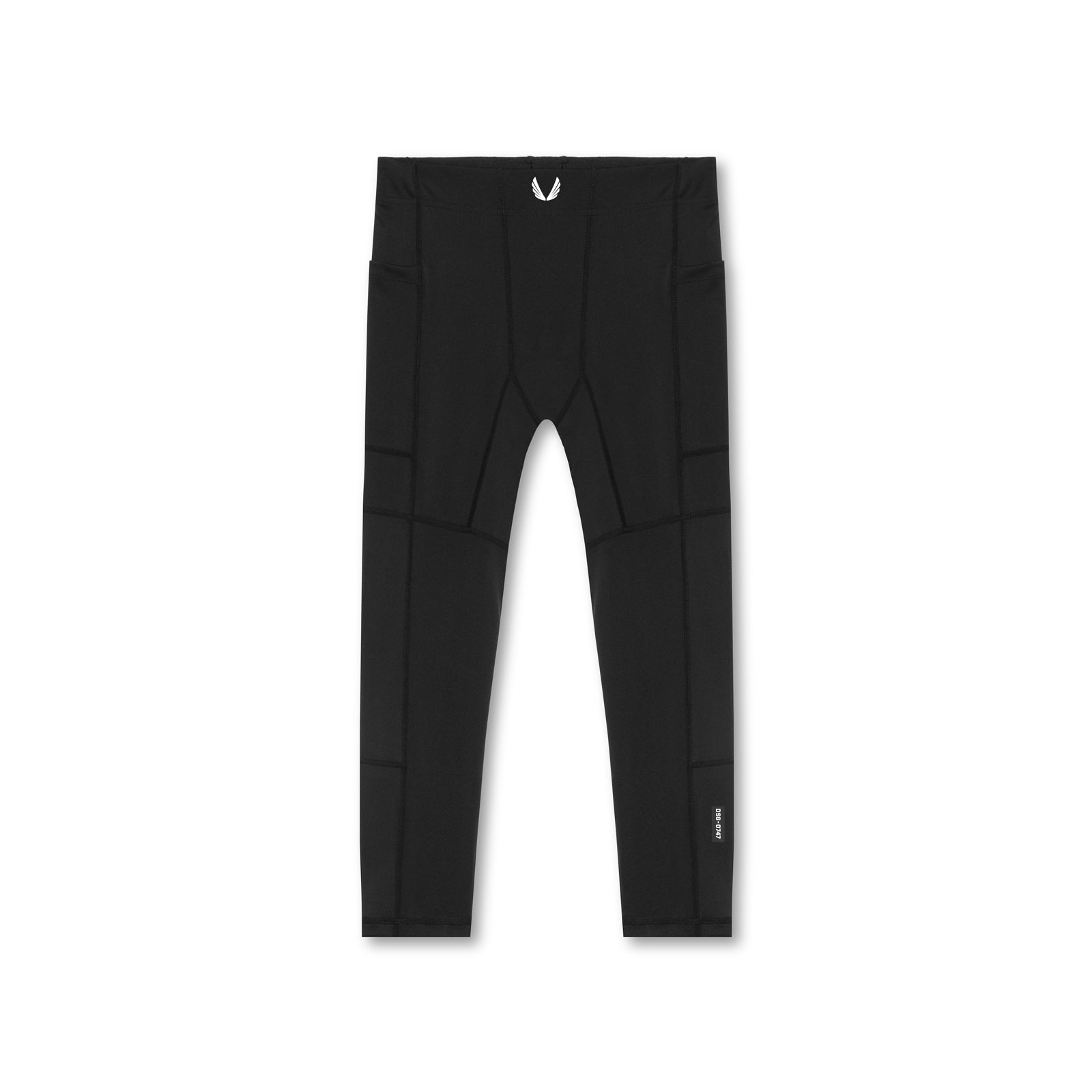 0747. WarpFlexx® Side Pocket 3/4-Length Legging - Black