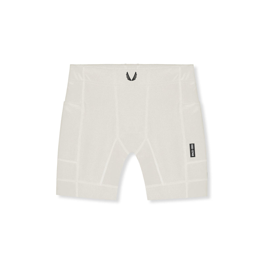 0746. WarpFlexx® Side Pocket 1/2-Length Legging - Stone