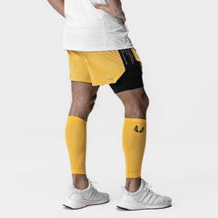 0941. Body-Mapped Calf Sleeve - Amber