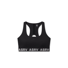 W083. LYCRA® ADAPTIV Racerback Sports Bra - Black