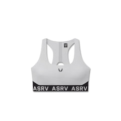 W083. LYCRA® ADAPTIV Racerback Sports Bra - Slate Grey