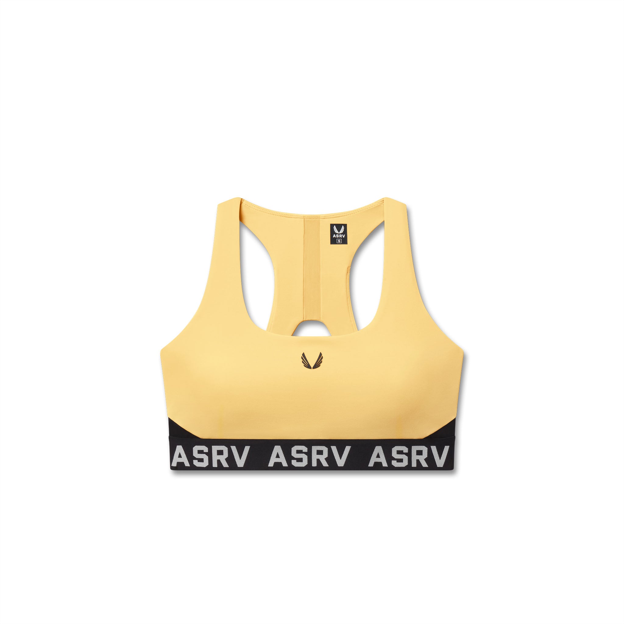 W083. LYCRA® ADAPTIV Racerback Sports Bra - Amber