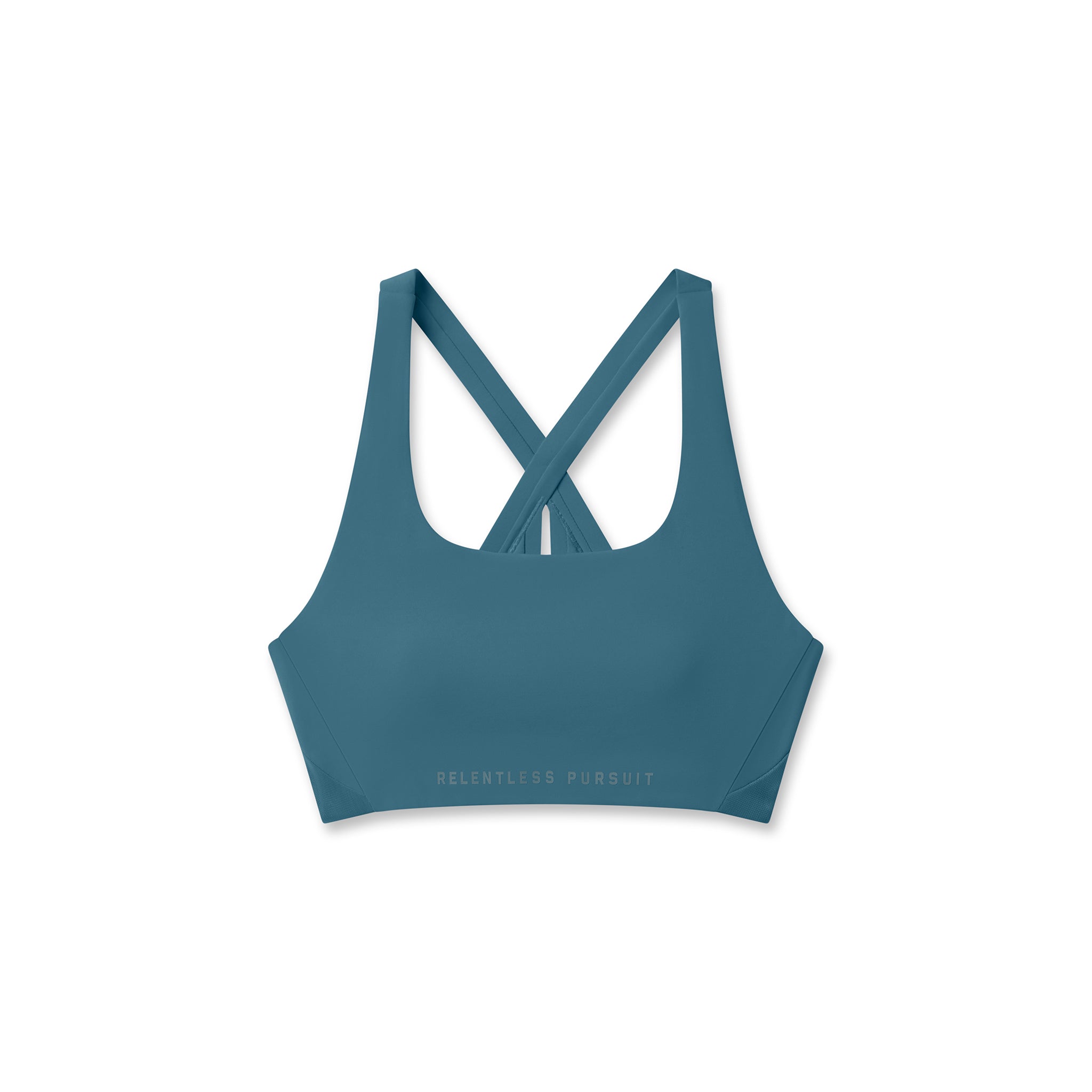 W039. LYCRA® Hybrid Sports Bra - Storm