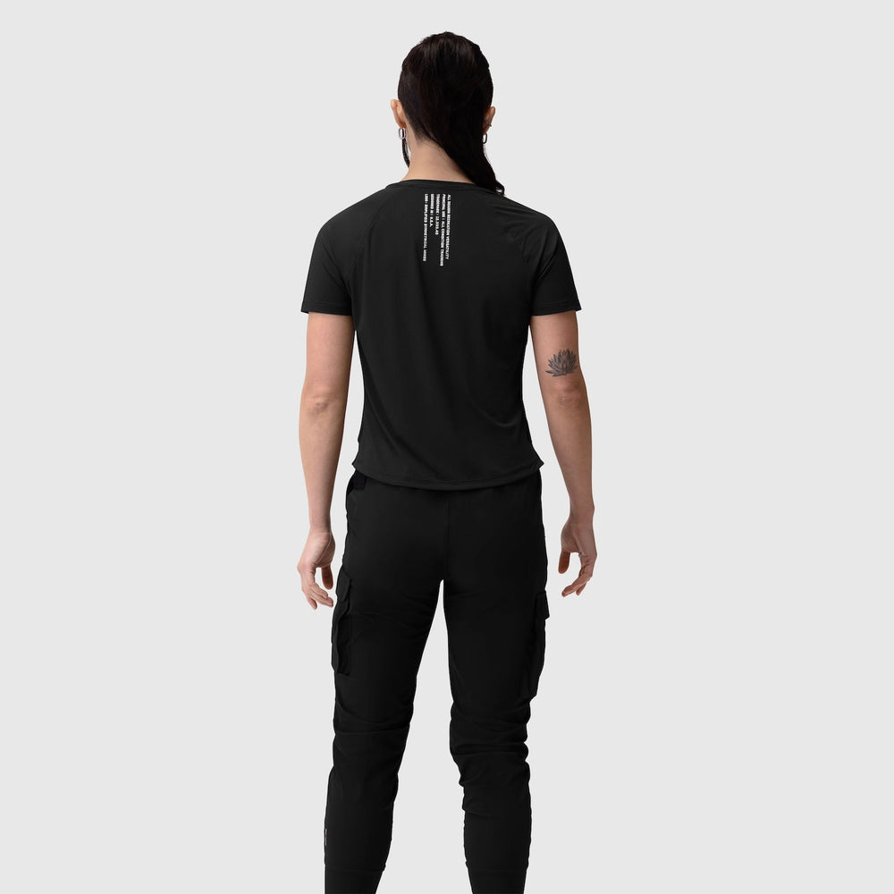 W017. Laser-Vent™ Established Tee - Black