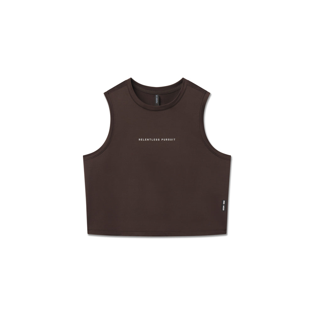 W020. AeroSilver® Tank Top - Dark Earth "RP"