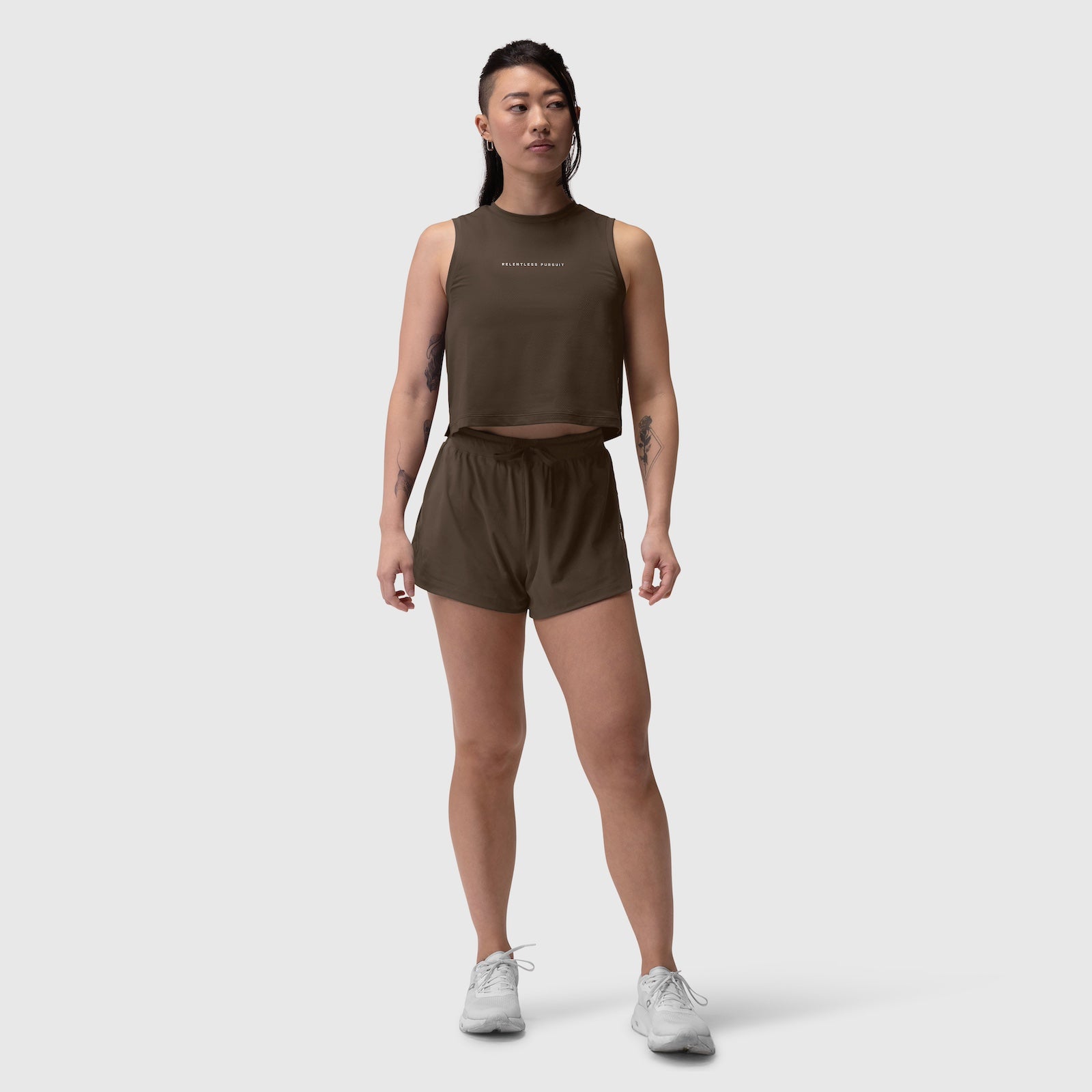 W020. AeroSilver® Tank Top - Dark Earth "RP"