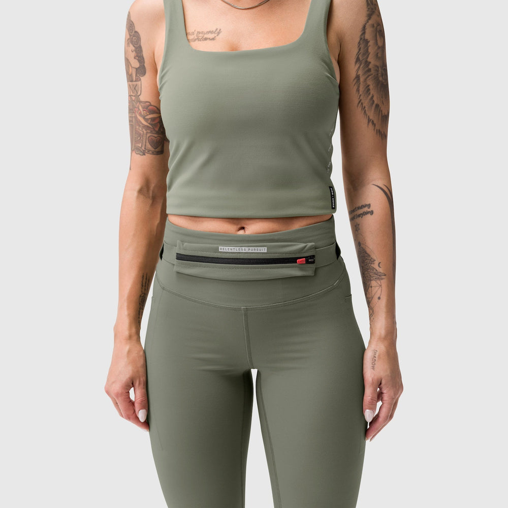 W022. LYCRA® 2-in-1 Tank Top - Sage