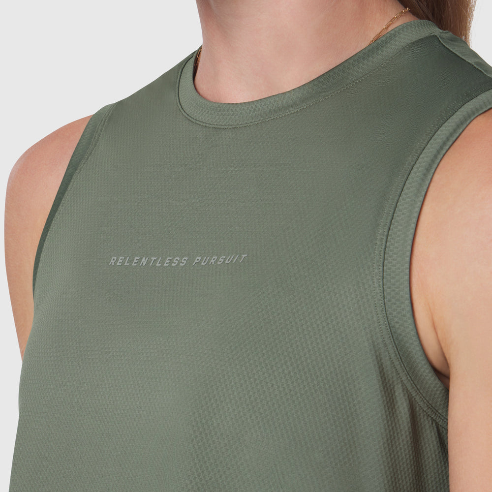 W020. AeroSilver® Tank Top - Sage "RP"