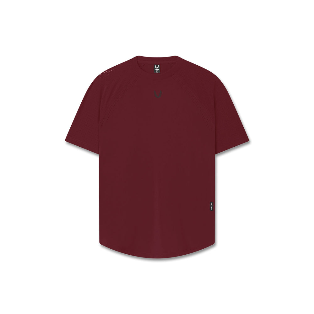 W017. Laser-Vent™ Established Tee - Crimson