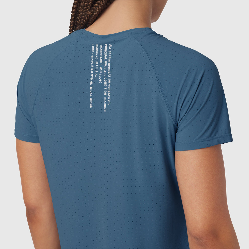 W017. Laser-Vent™ Established Tee - Storm