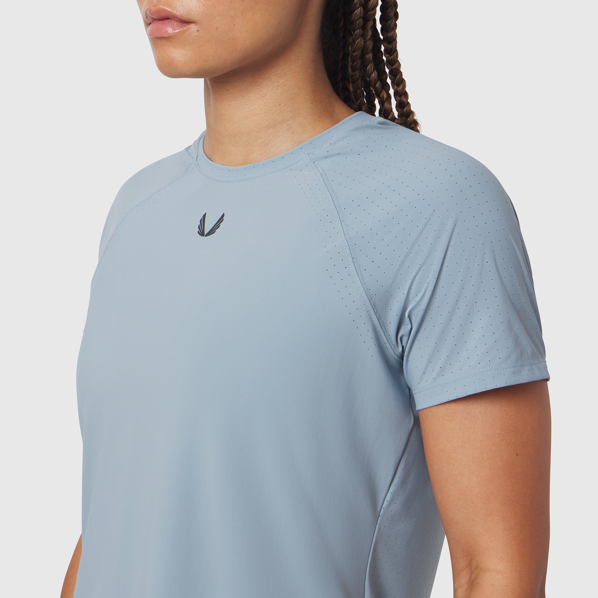W017. Laser-Vent™ Established Tee - Light Sky