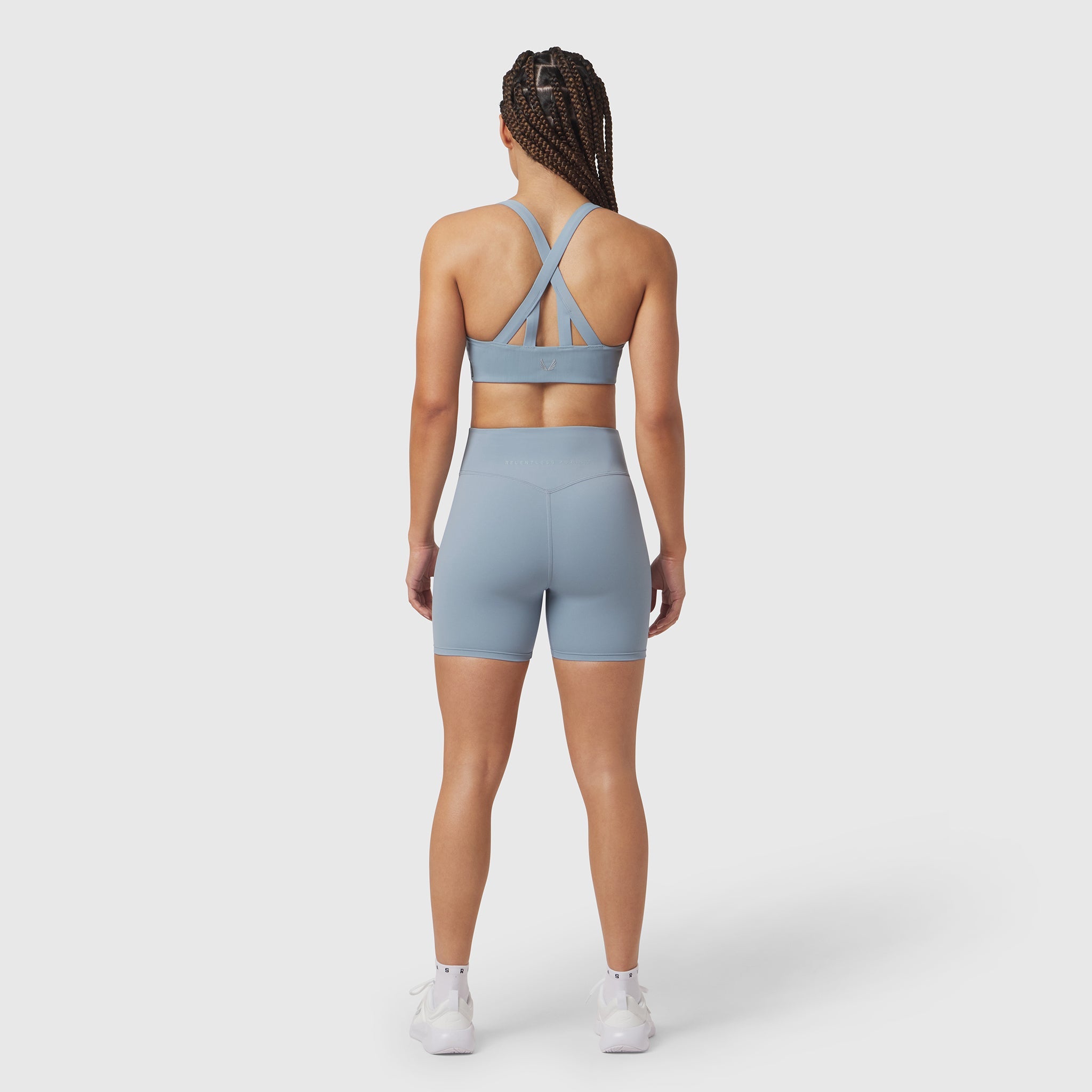 W064. LYCRA® ADAPTIV Biker Short - Light Sky