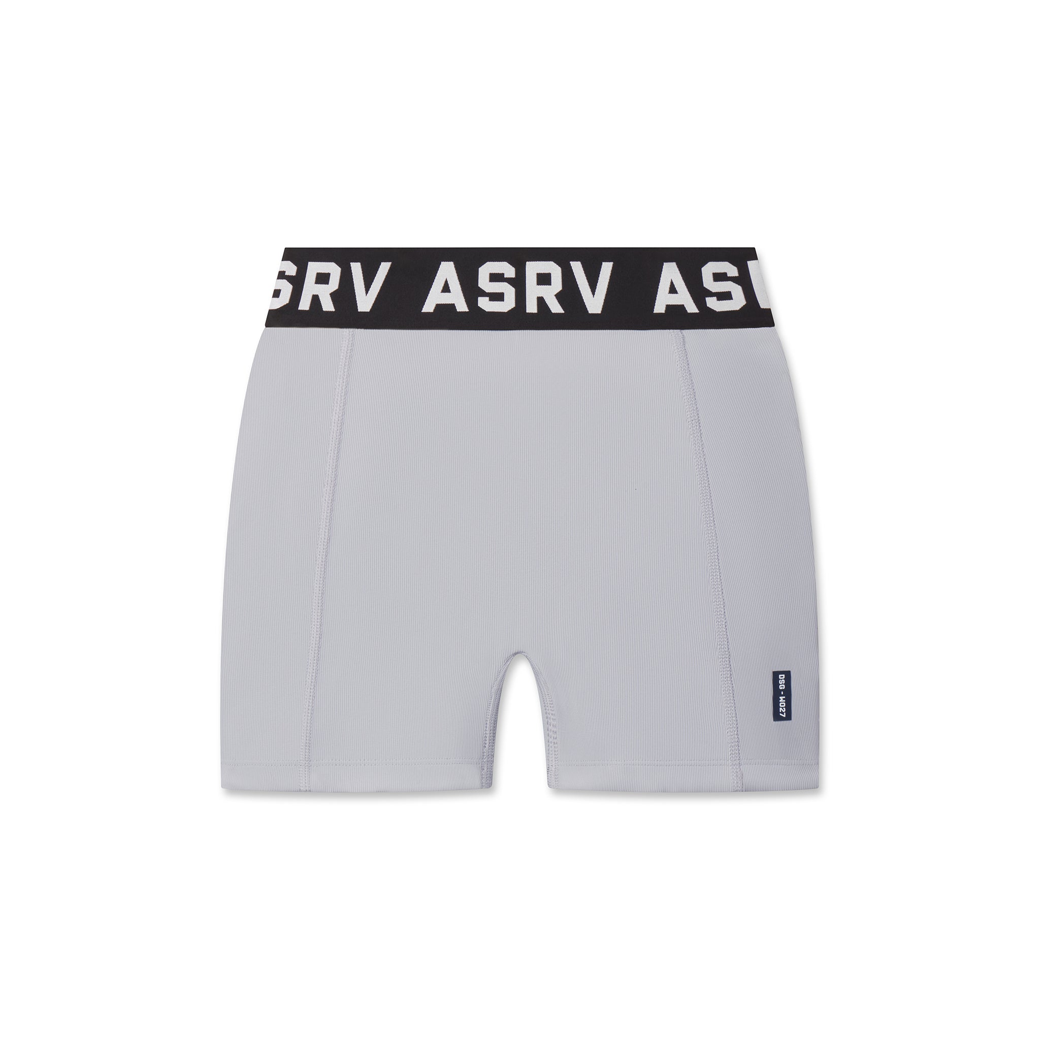 W027. LYCRA® Ribbed Short - Slate Grey