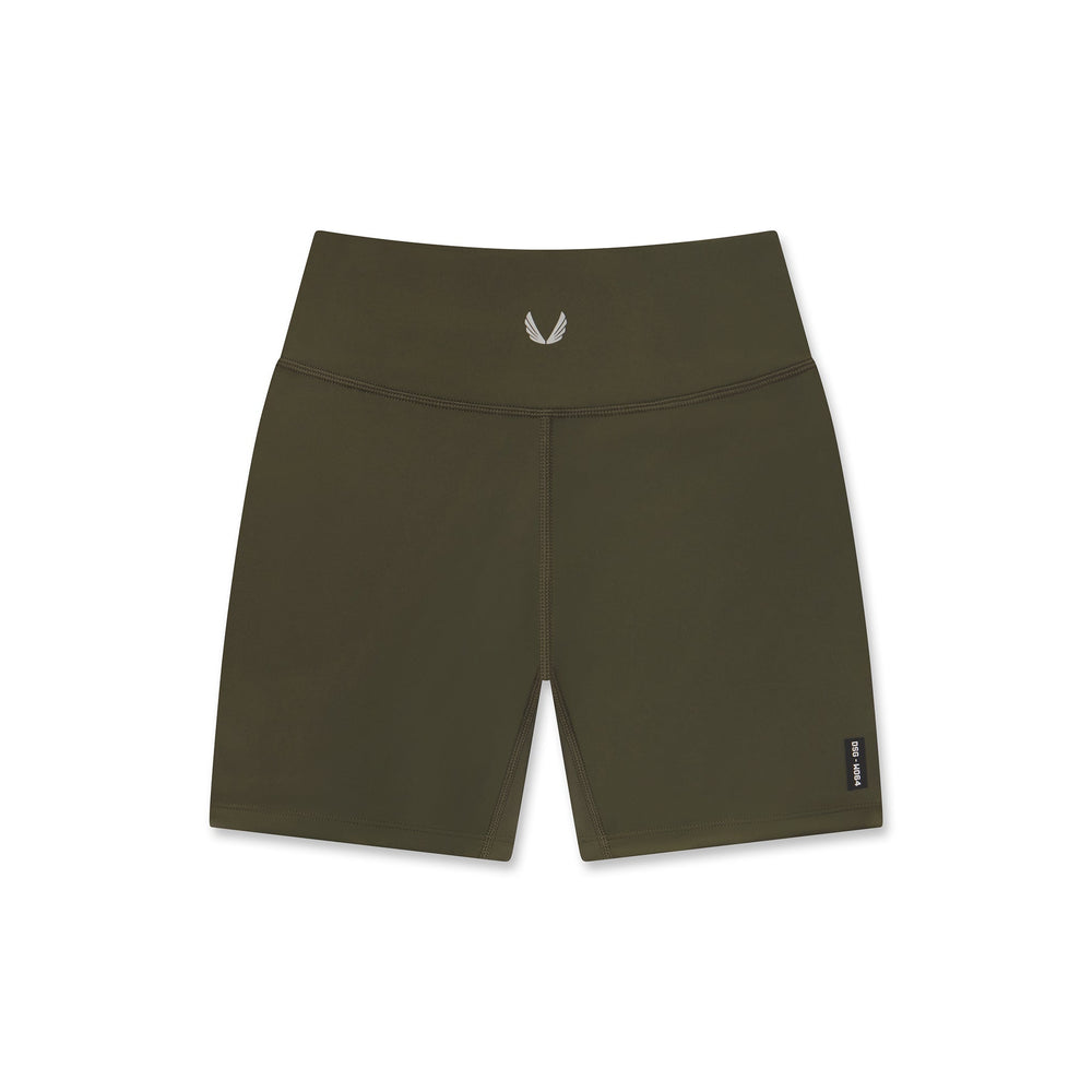 W064. LYCRA® ADAPTIV Biker Short - Dark Earth