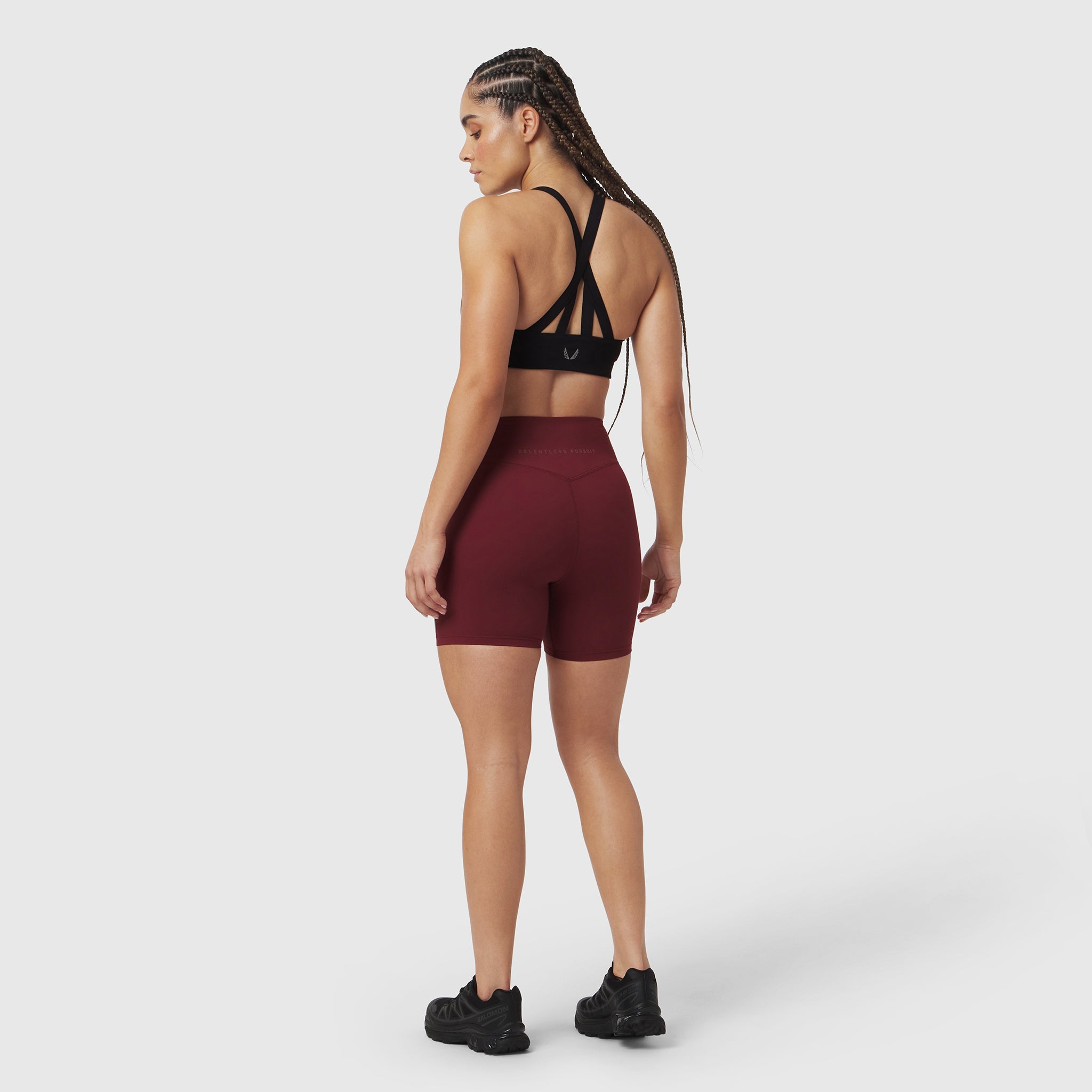 W064. LYCRA® ADAPTIV Biker Short - Crimson