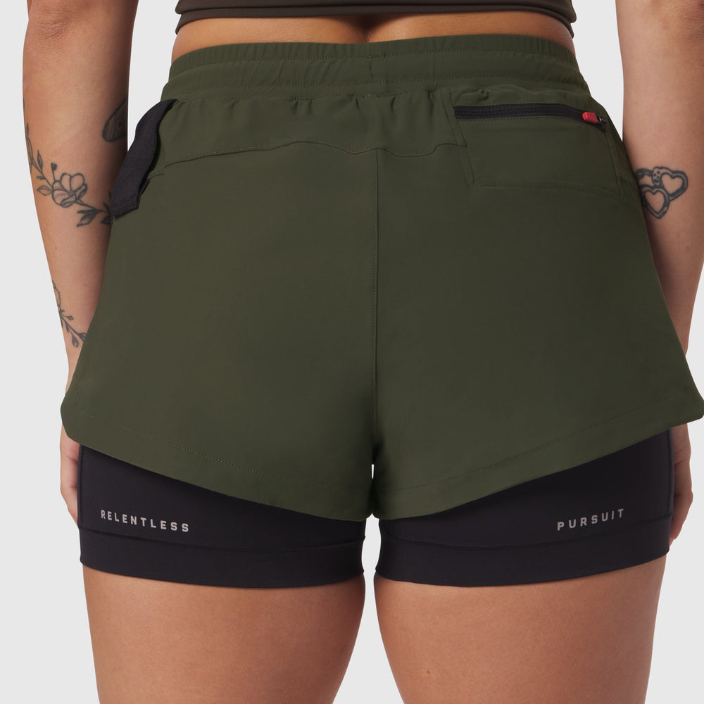 W025. Tetra-Lite® Liner Short - Olive