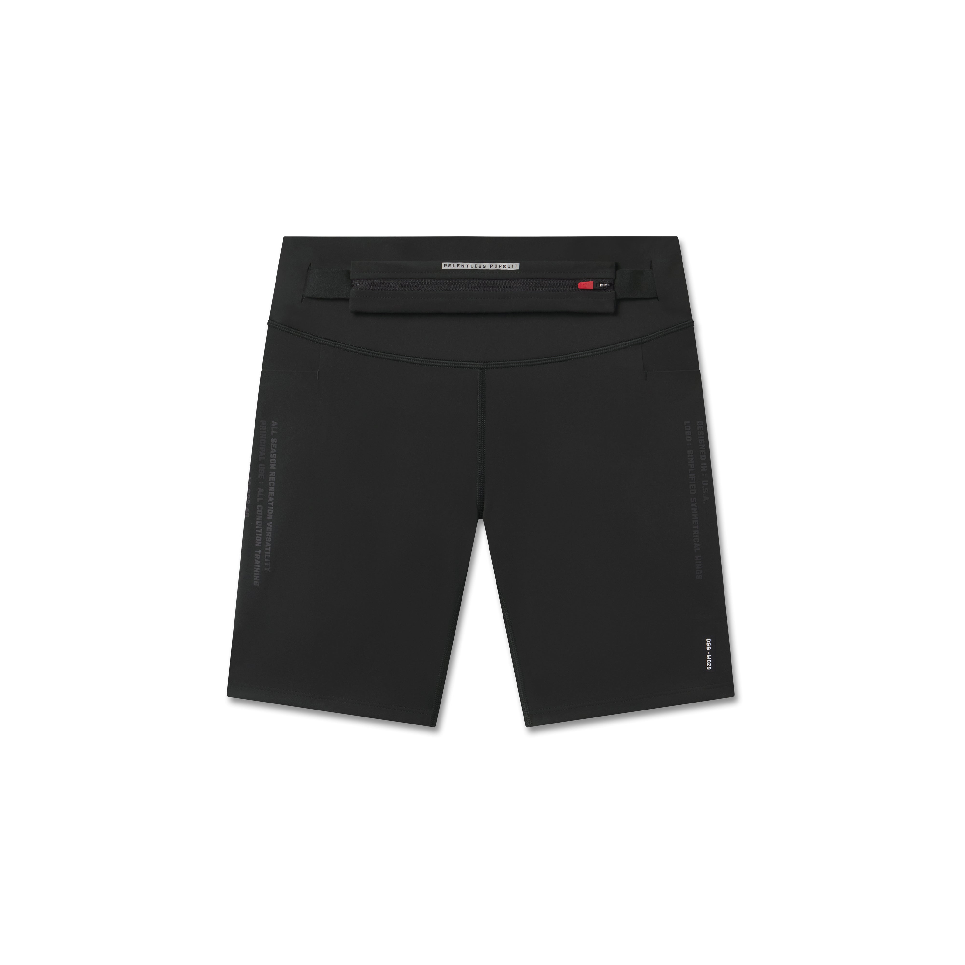 W029. LYCRA® 3-in-1 Biker Short - Black