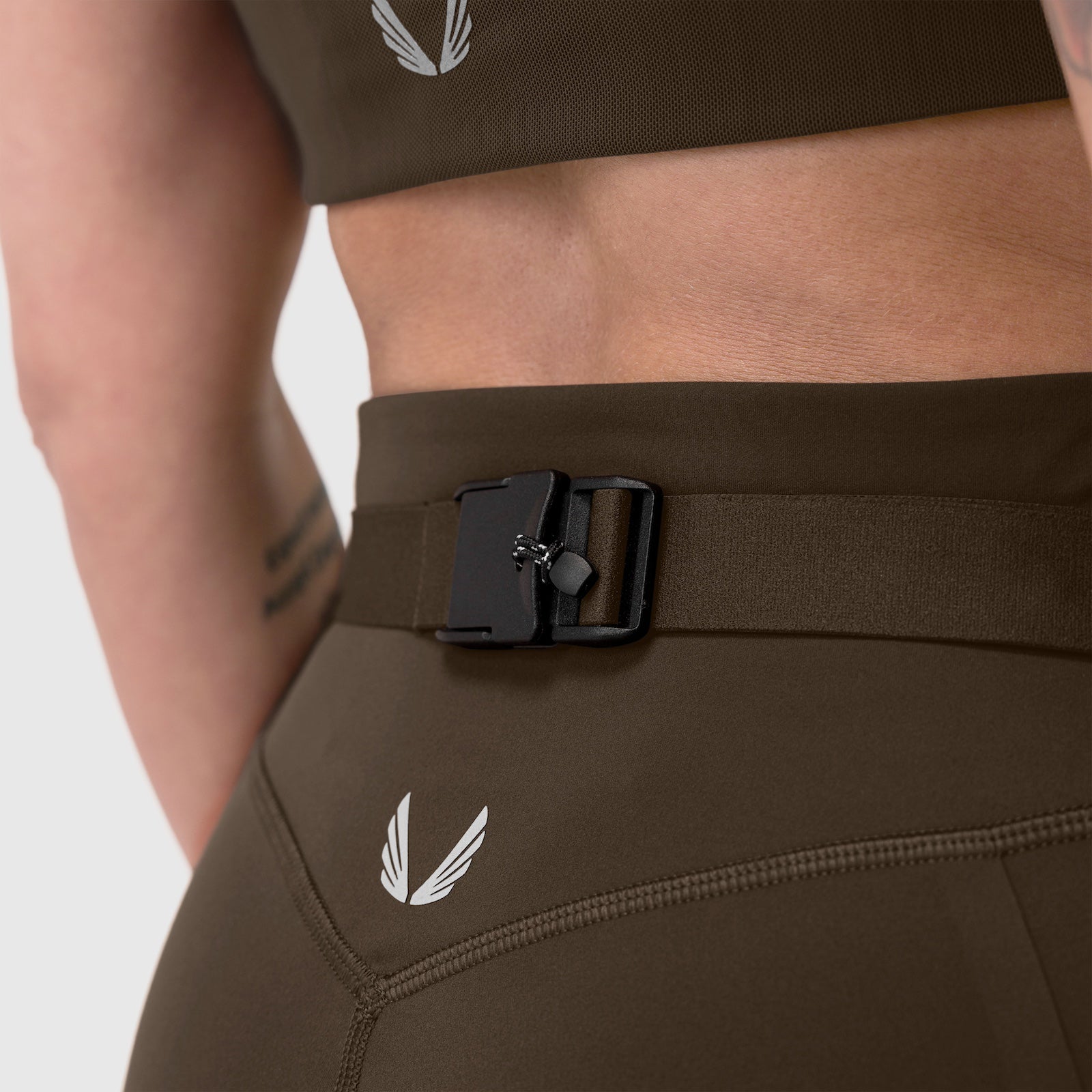 W029. LYCRA® 3-in-1 Biker Short - Dark Earth