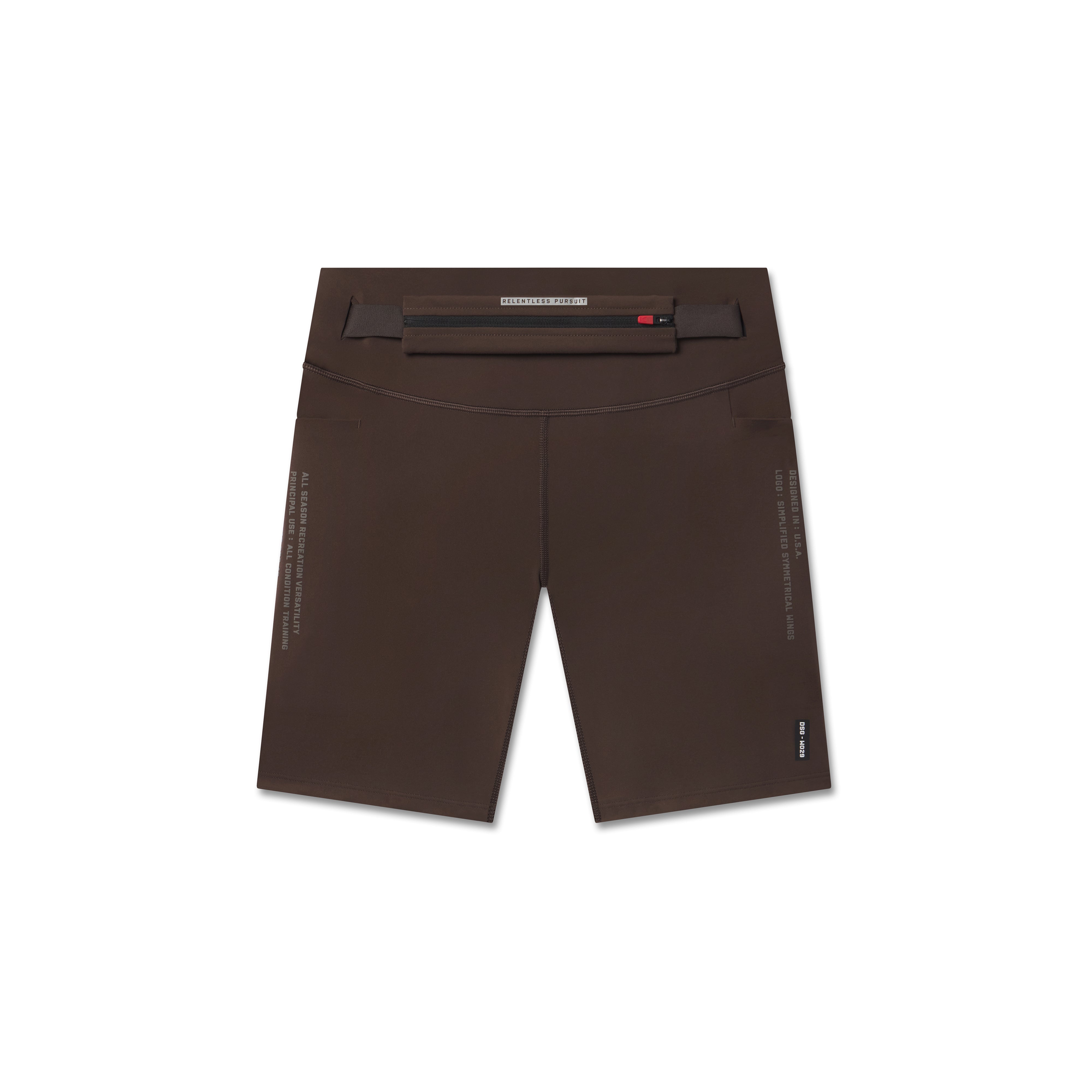 W029. LYCRA® 3-in-1 Biker Short - Dark Earth