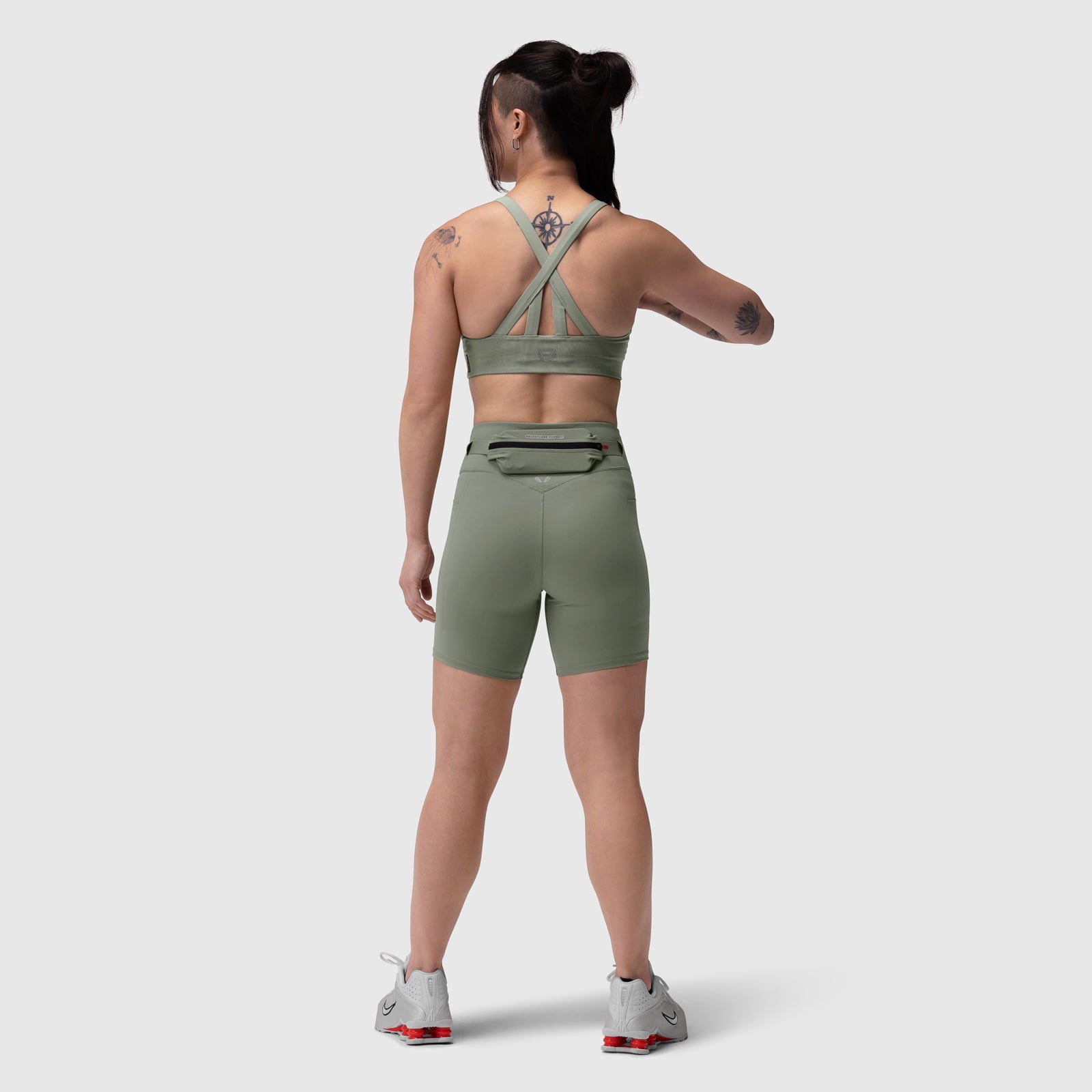 W029. LYCRA® 3-in-1 Biker Short - Sage