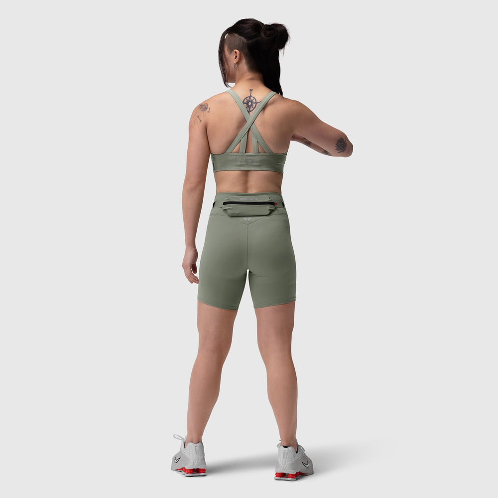 W029. LYCRA® 3-in-1 Biker Short - Sage