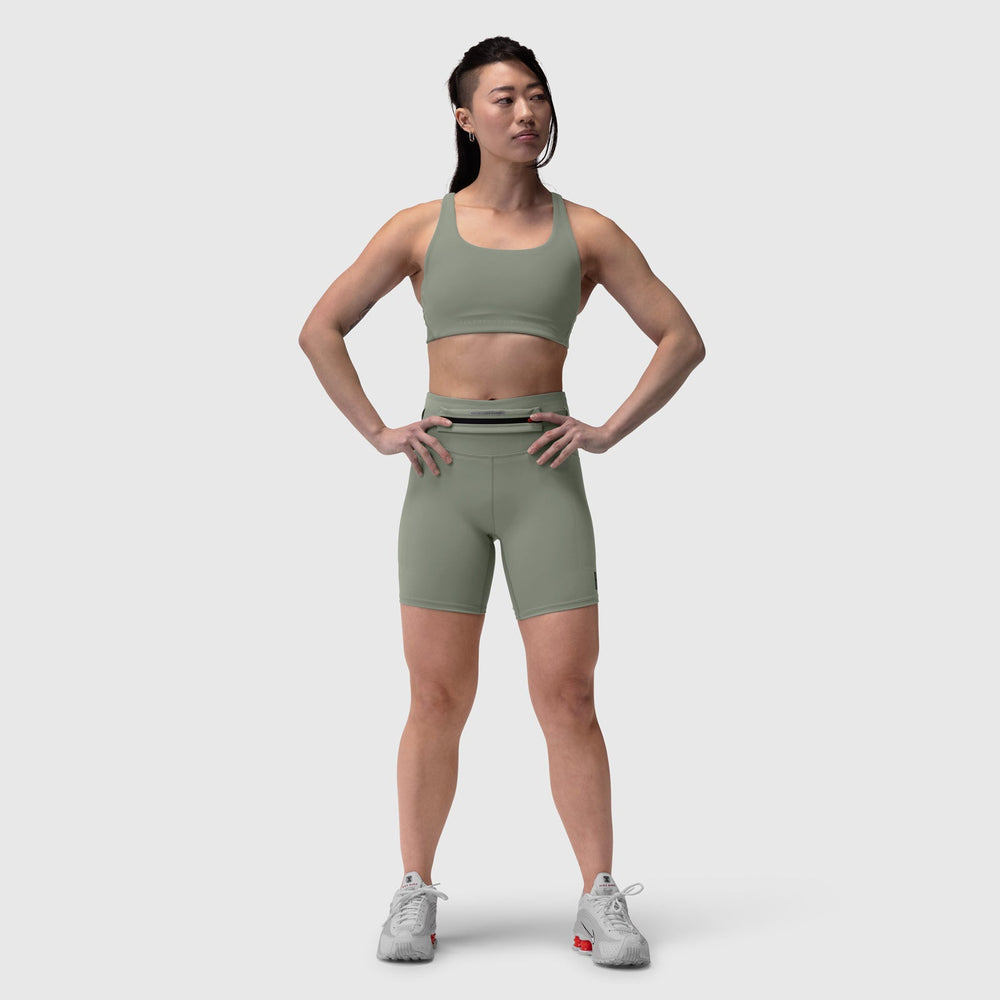 W029. LYCRA® 3-in-1 Biker Short - Sage
