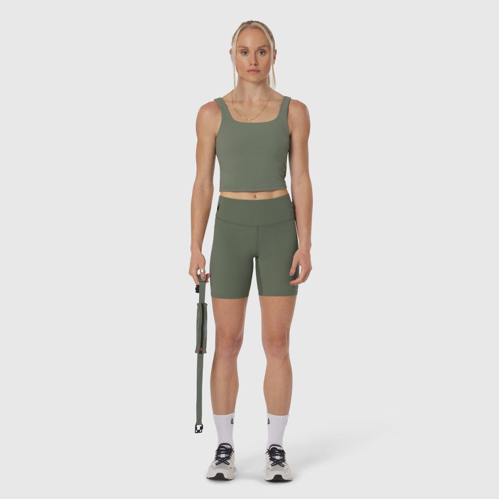W029. LYCRA® 3-in-1 Biker Short - Sage