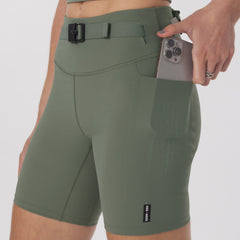 W029. LYCRA® 3-in-1 Biker Short - Sage