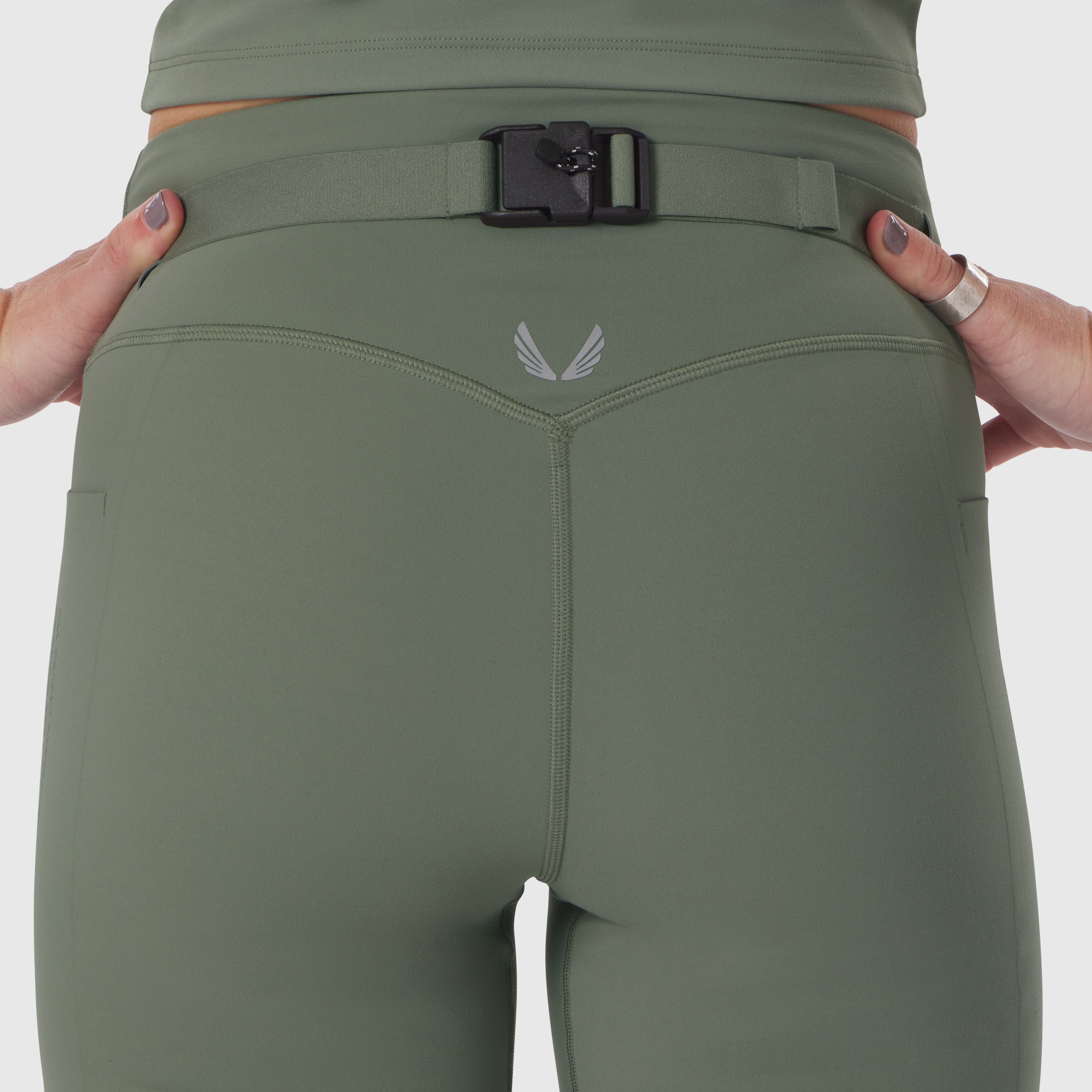 W029. LYCRA® 3-in-1 Biker Short - Sage