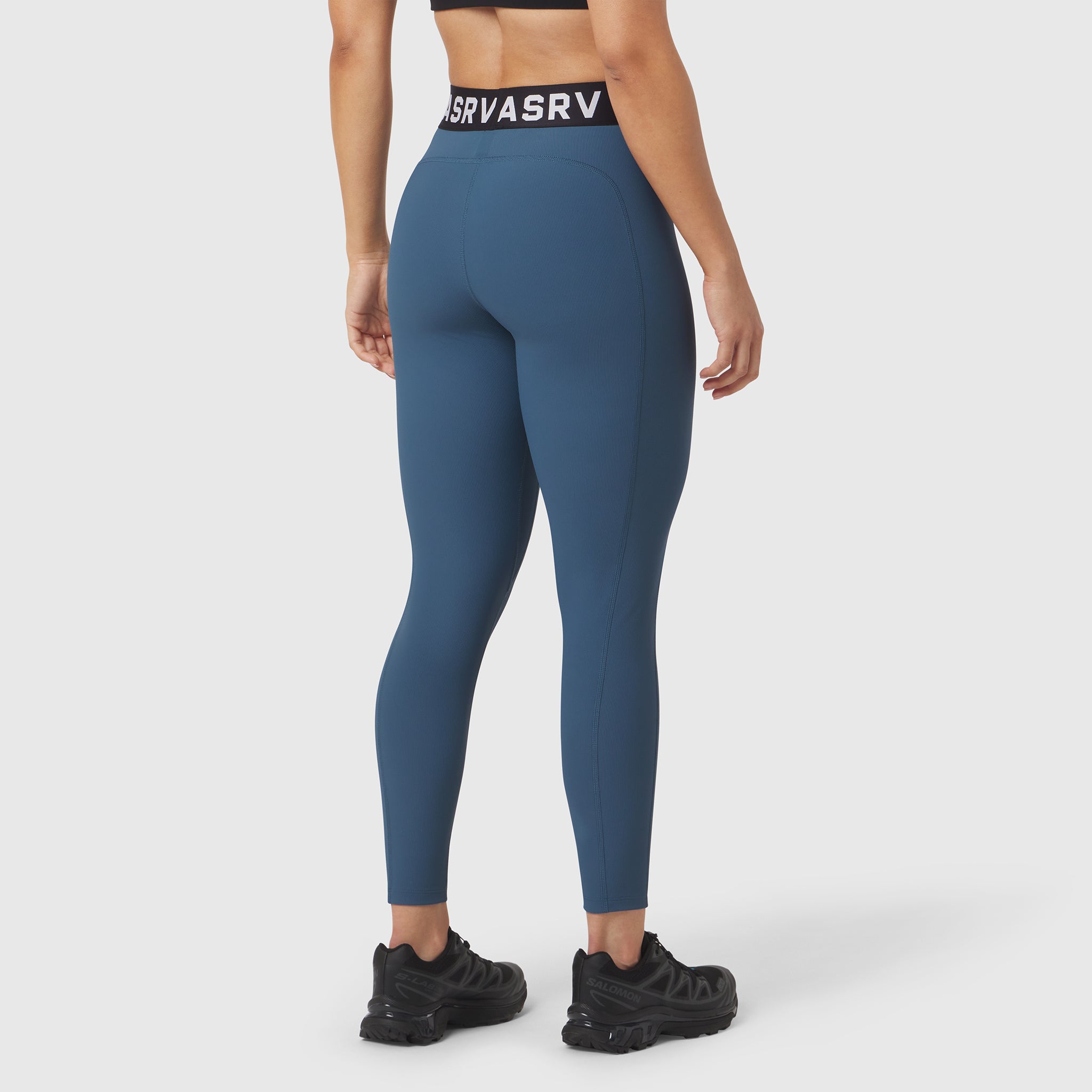W071. LYCRA® Ribbed Legging - Storm
