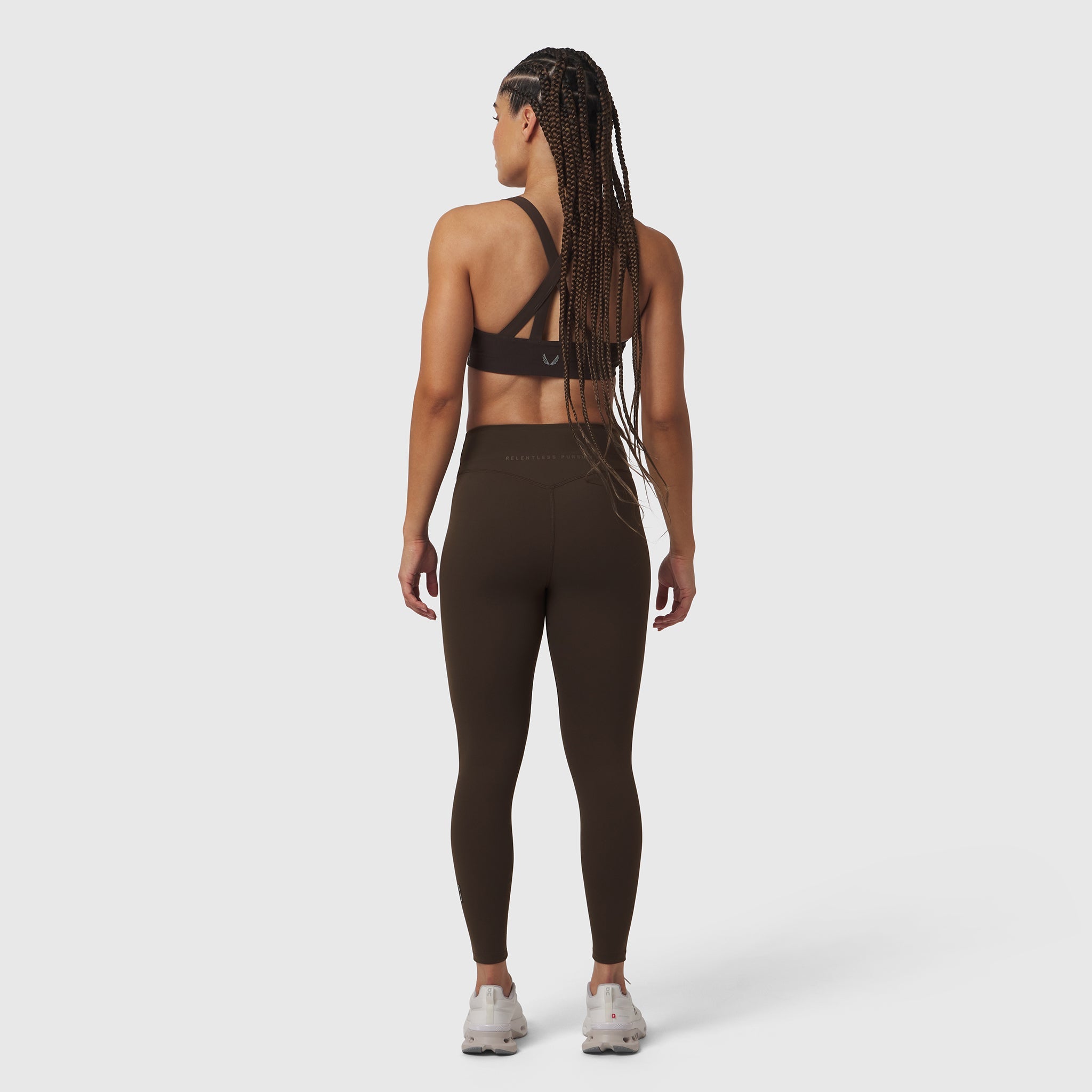 W002. LYCRA® ADAPTIV Legging - Dark Earth