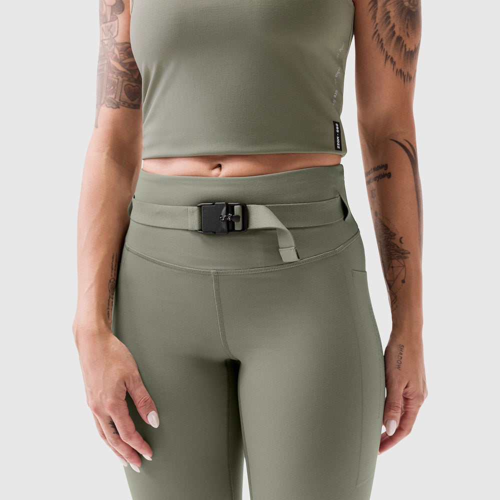 W030. LYCRA® 3-in-1 Legging - Sage