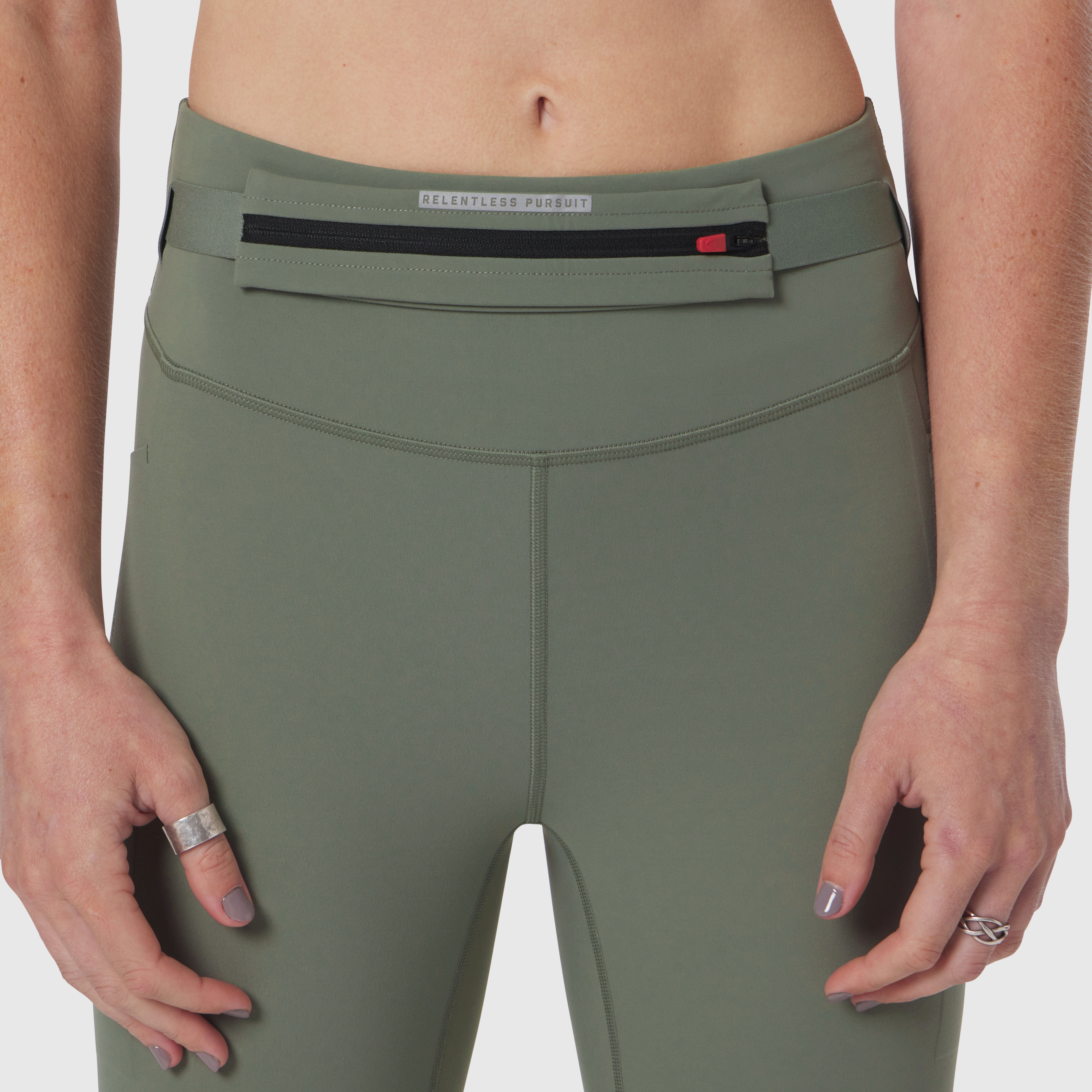 W030. LYCRA® 3-in-1 Legging - Sage