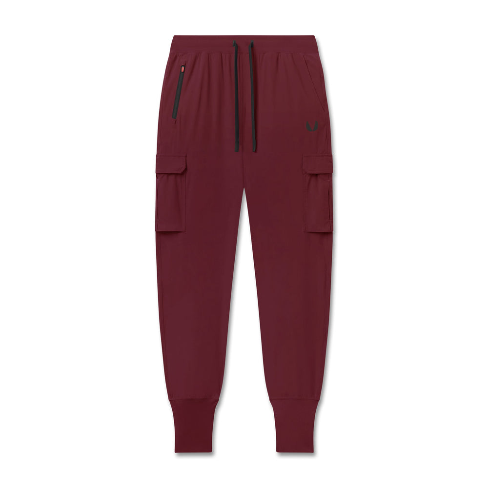 W032. Tetra-Lite® Cargo High Rib Jogger - Crimson